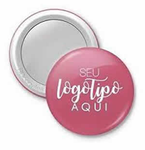 Botons espelho personalizados - Acabamento exclusivo - Impricard